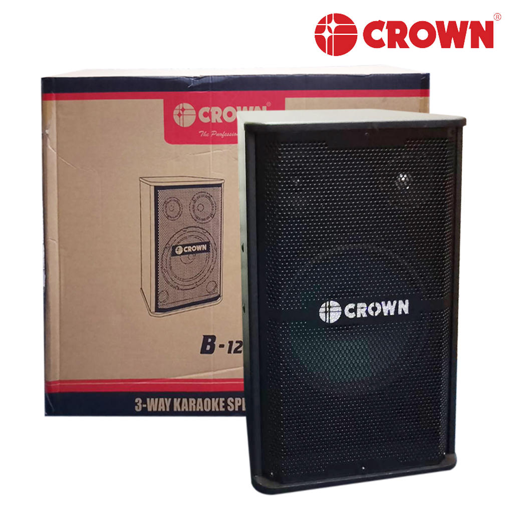 Crown B105 / 3 Way Karaoke System / 500 Watts / with 2pcs. speaker  / 4 - 8 Ohms / Karaoke System