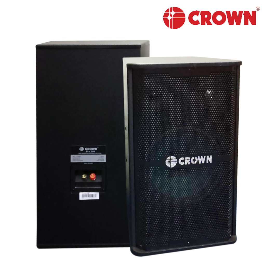 Crown B105 / 3 Way Karaoke System / 500 Watts / with 2pcs. speaker  / 4 - 8 Ohms / Karaoke System