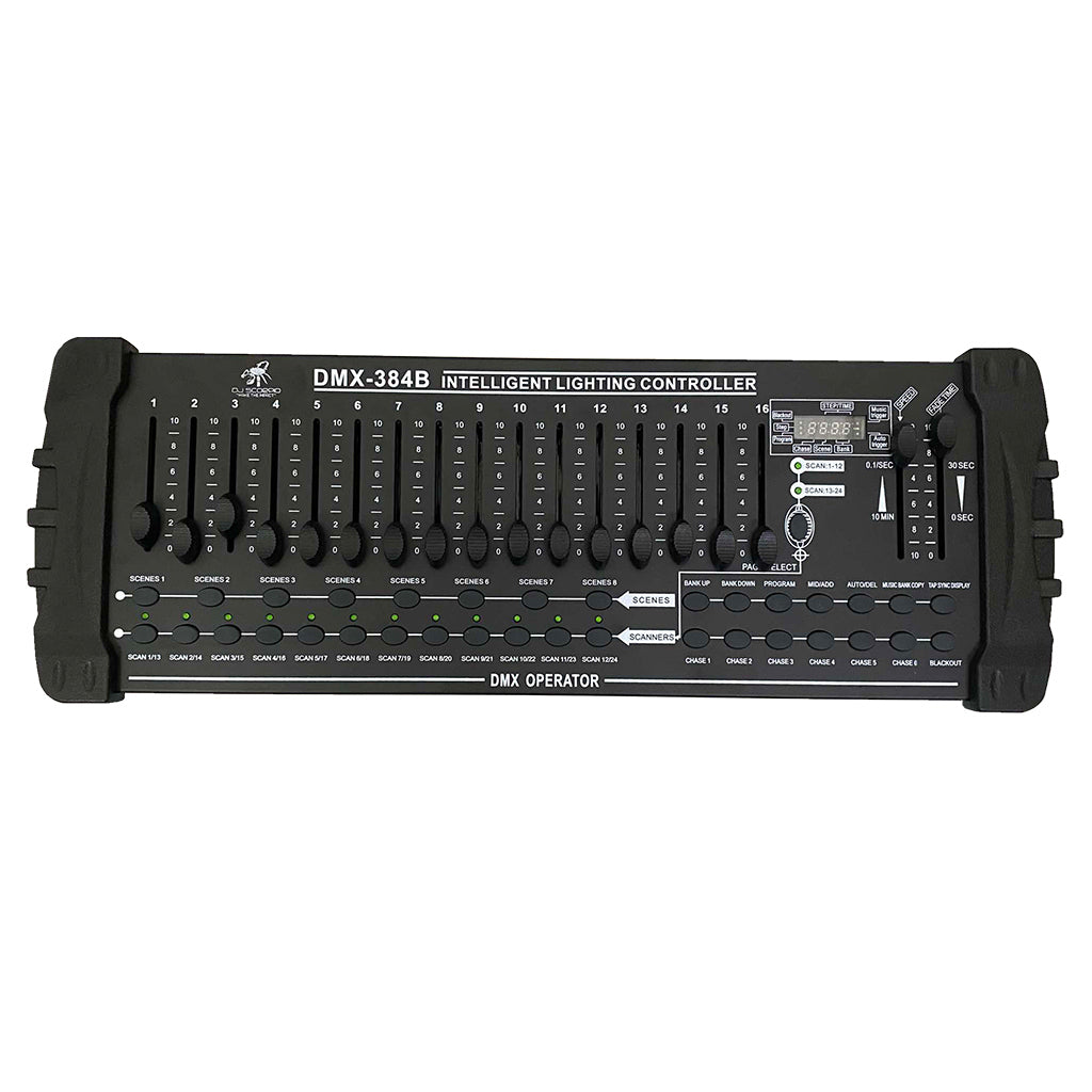 DMX 384B Intelligent Light Controller / Controls 24 intelligent lights up to 16 channels - DMX
