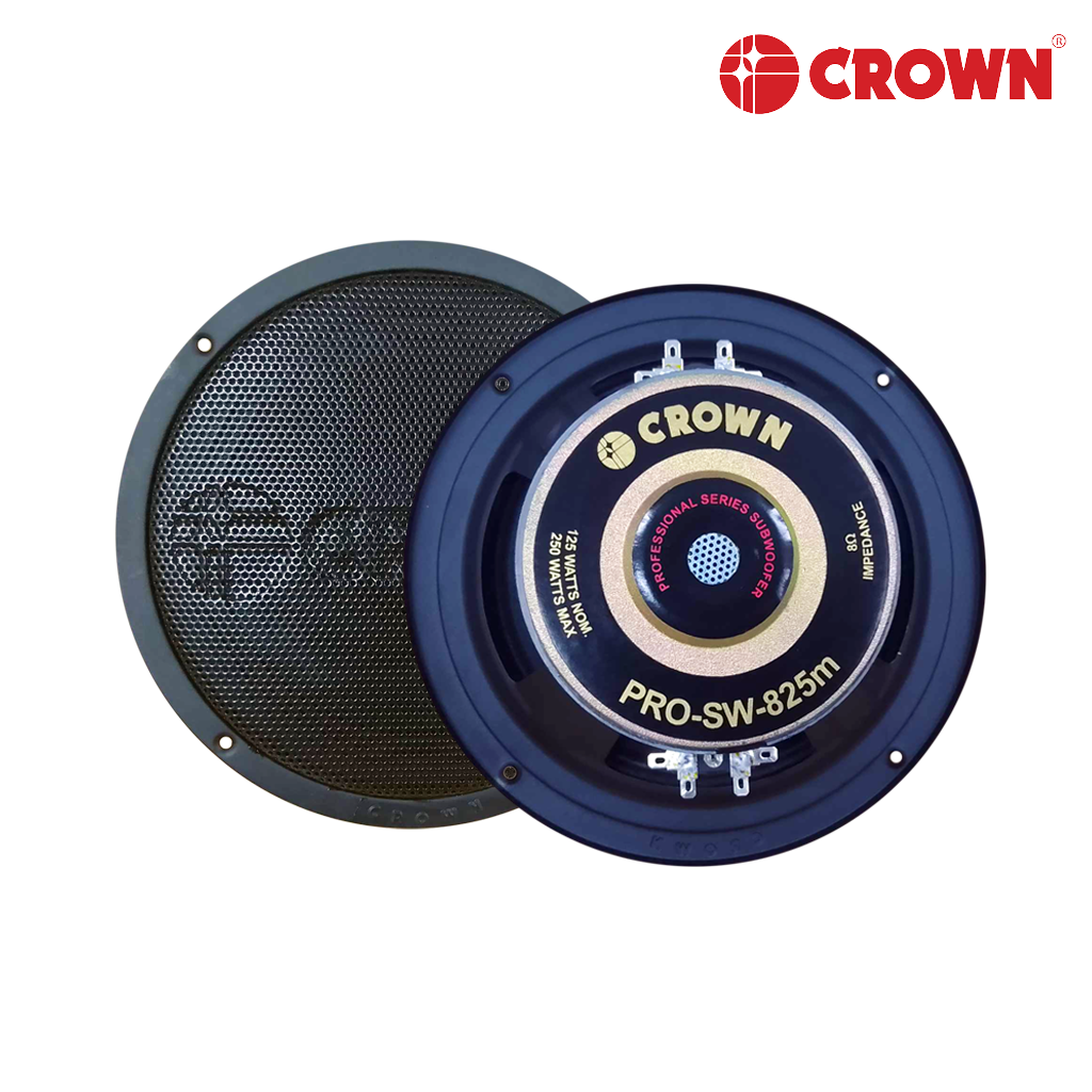 Crown Pro-SW-825M/8 OHMS Dual Impedance/ Crown Pro-SW-825M/Professional Hi-FI- Subwoofer