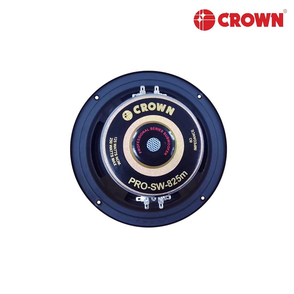 Crown Pro-SW-825M/8 OHMS Dual Impedance/ Crown Pro-SW-825M/Professional Hi-FI- Subwoofer
