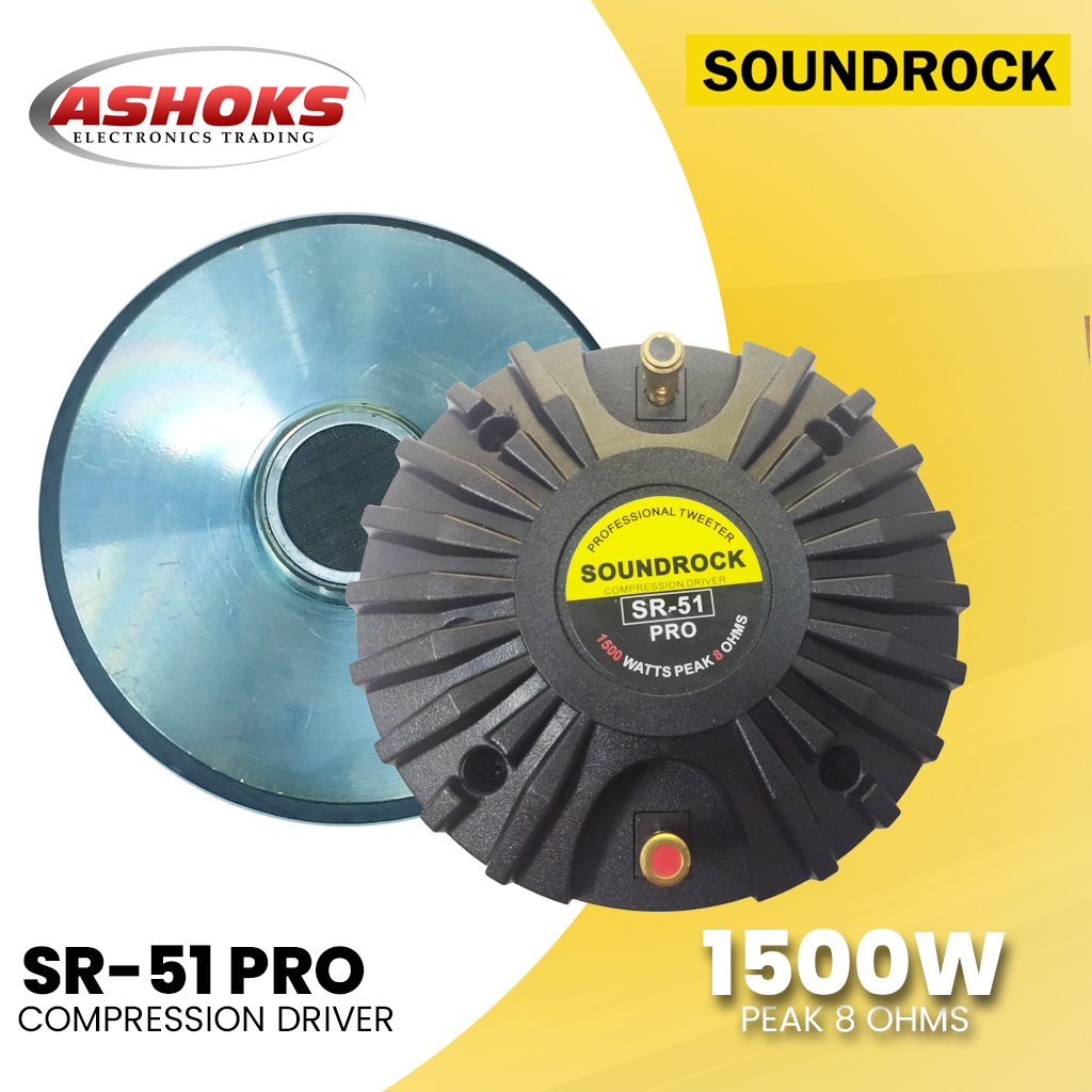Soundrock Pro SR-51 / 1500W peak 8 ohms / Compression Driver / Soundrock SR-51