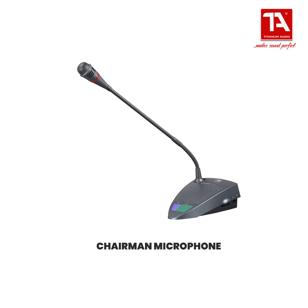 Titanium Audio Conference Microphone & System / Main Control System / Chairman mic & delegate mic