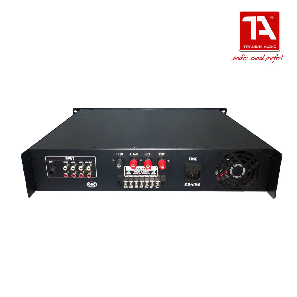 Titanium Audio 500UB Amplifier / 500W / 3 channel line input / Digital Screen Display / Karaoke -