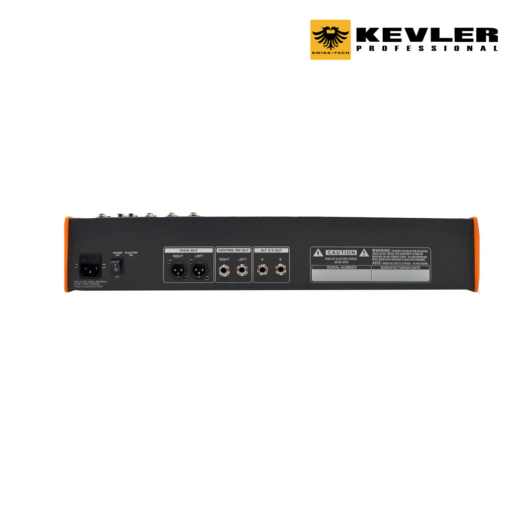 Kevler Mix-16BT Mixer/ 16Channel Compact Mixer/Built-in 24 BIT Digital Effects/2 AUX Output