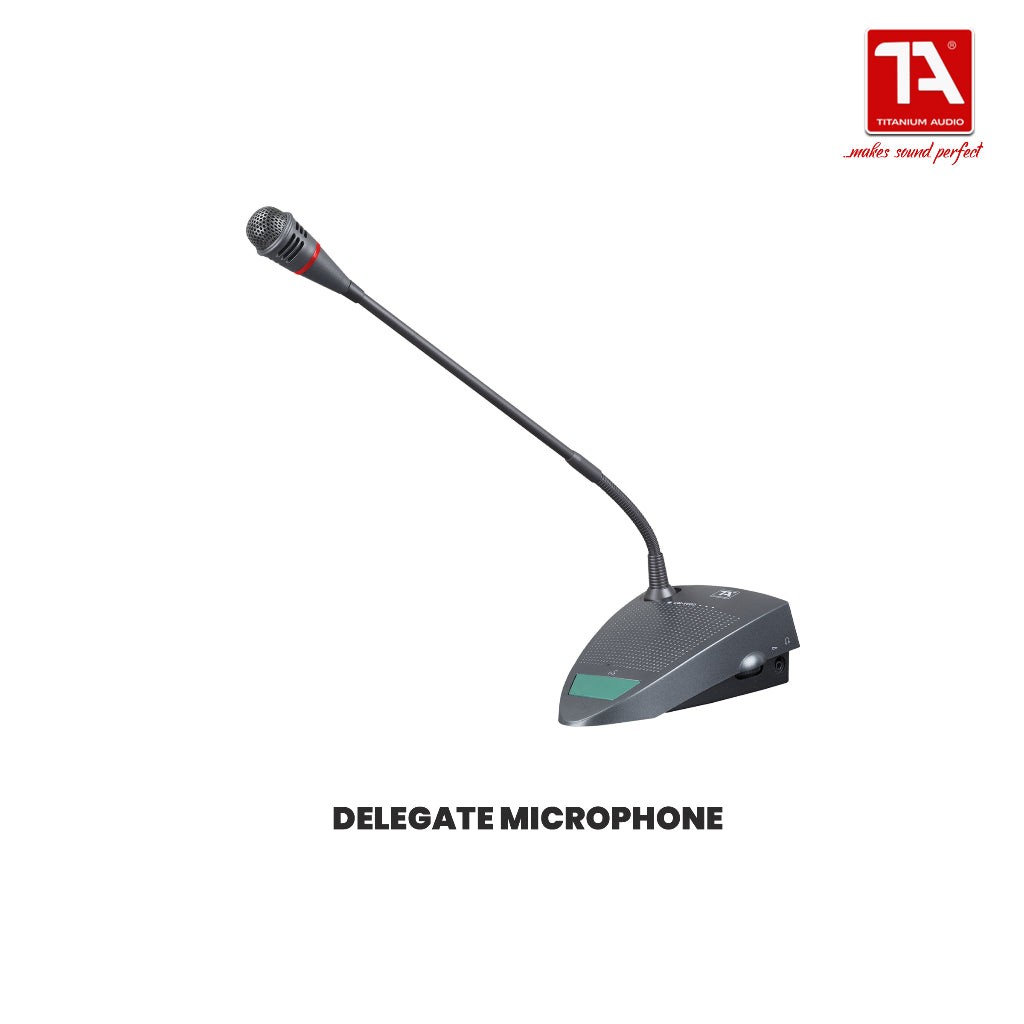 Titanium Audio Conference Microphone & System / Main Control System / Chairman mic & delegate mic