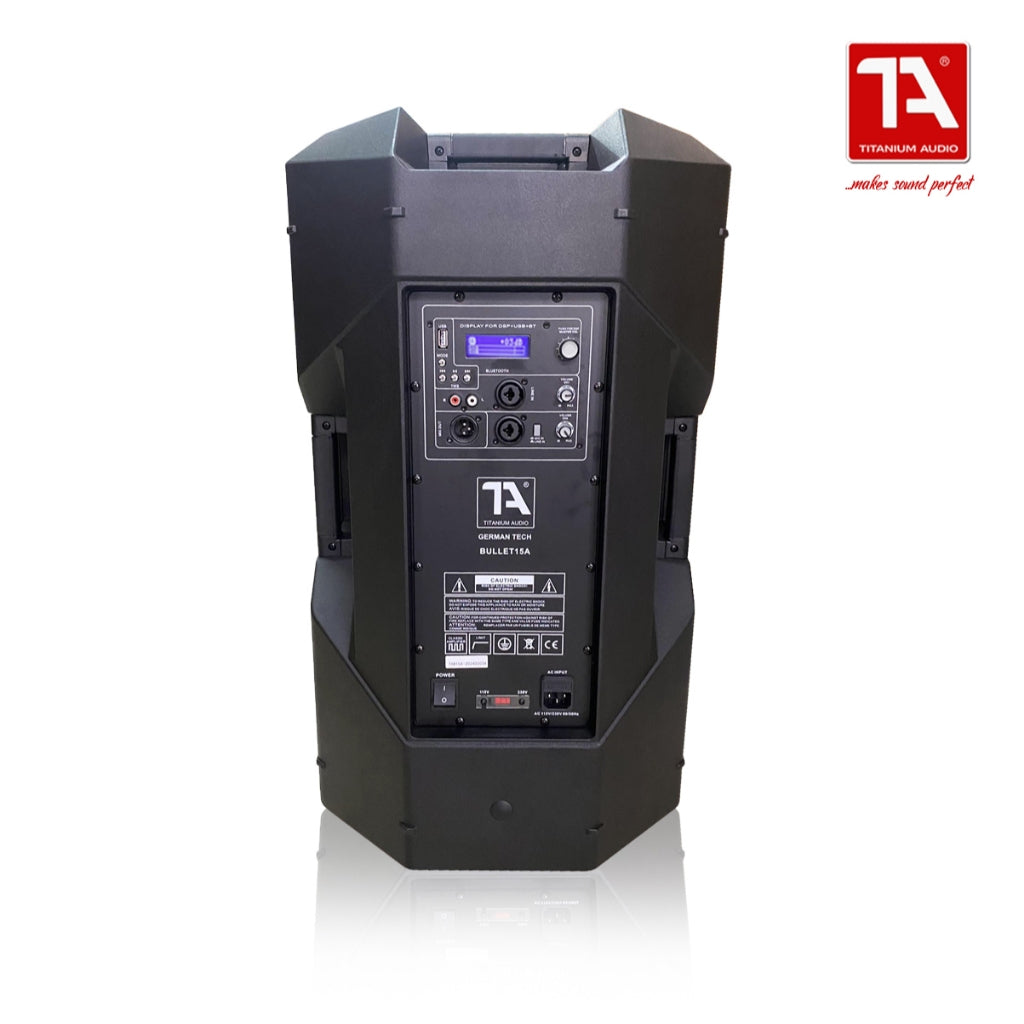 Titanium Audio Bullet 15A Pro Active Speaker / 15 inch woofer / 1600Watts / TA Bullet-15A