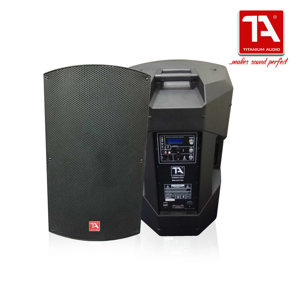Titanium Audio Bullet 15A Pro Active Speaker / 15 inch woofer / 1600Watts / TA Bullet-15A