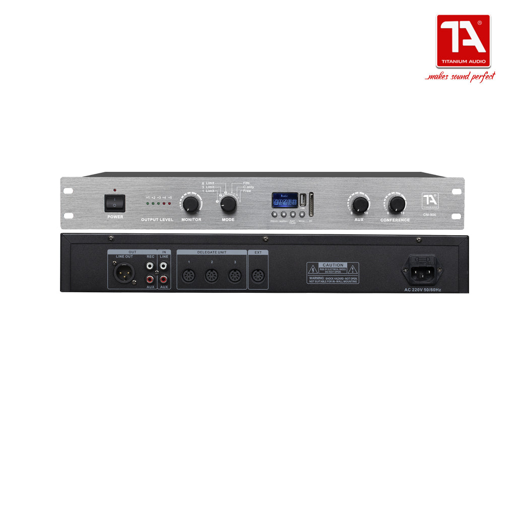 Titanium Audio Conference Microphone & System / Main Control System / Chairman mic & delegate mic