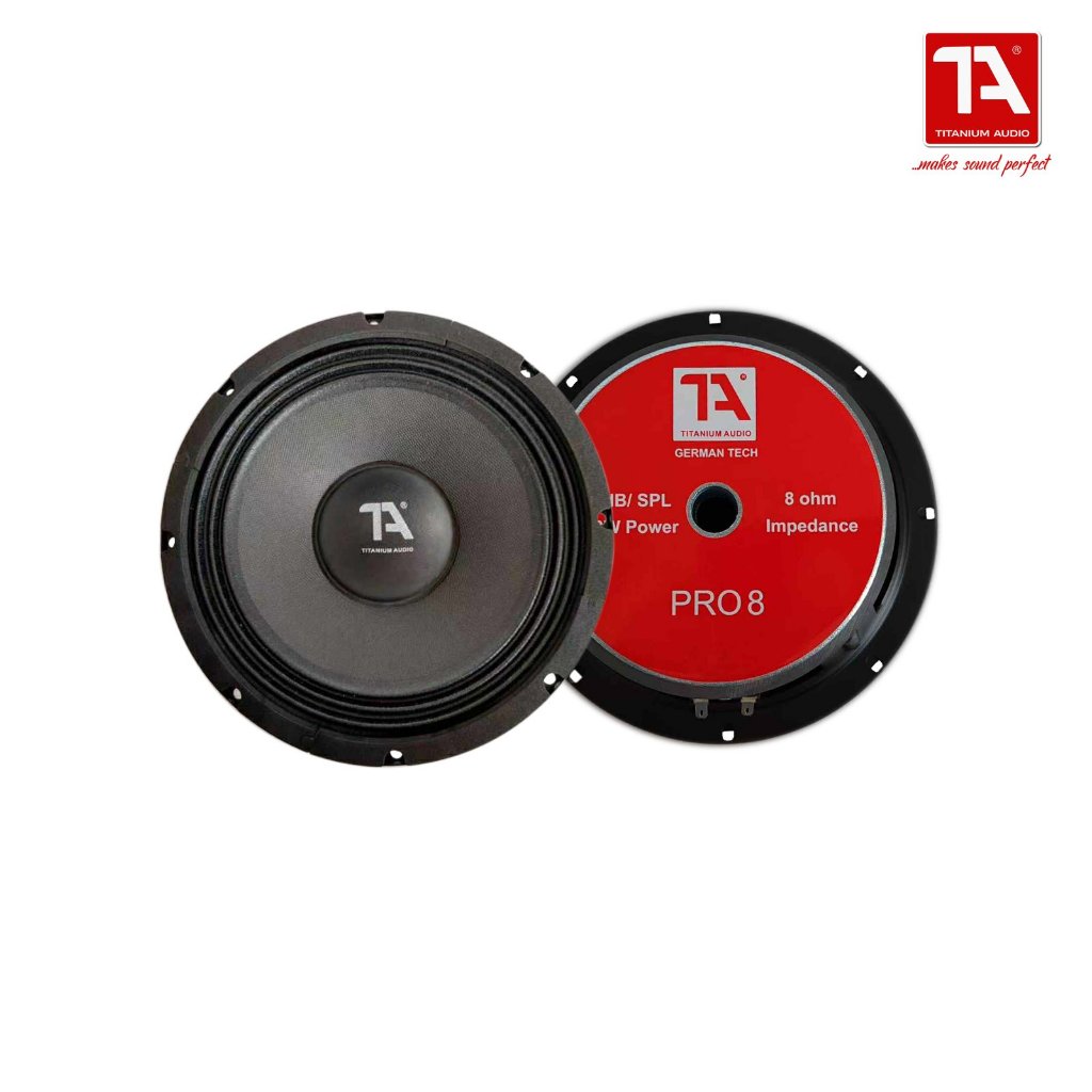 Titanium Audio Pro 8 Speaker / 8inch Instrumental Speaker / 200W / Woofer Speaker / Titanium Audio