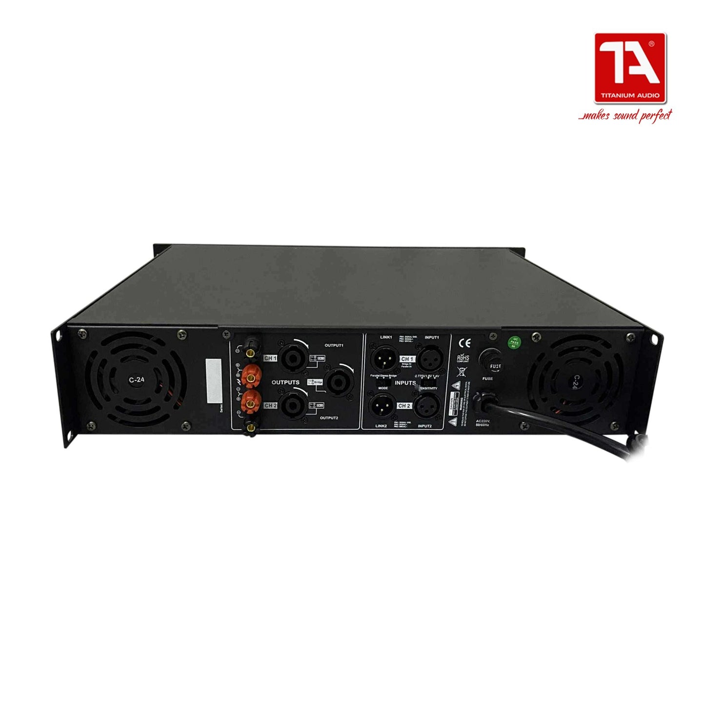 Titanium Audio Shock 450 Amplifier / Class H Professional Power Amplifier / TA Shock 450 Amplifier / Titanium Audio