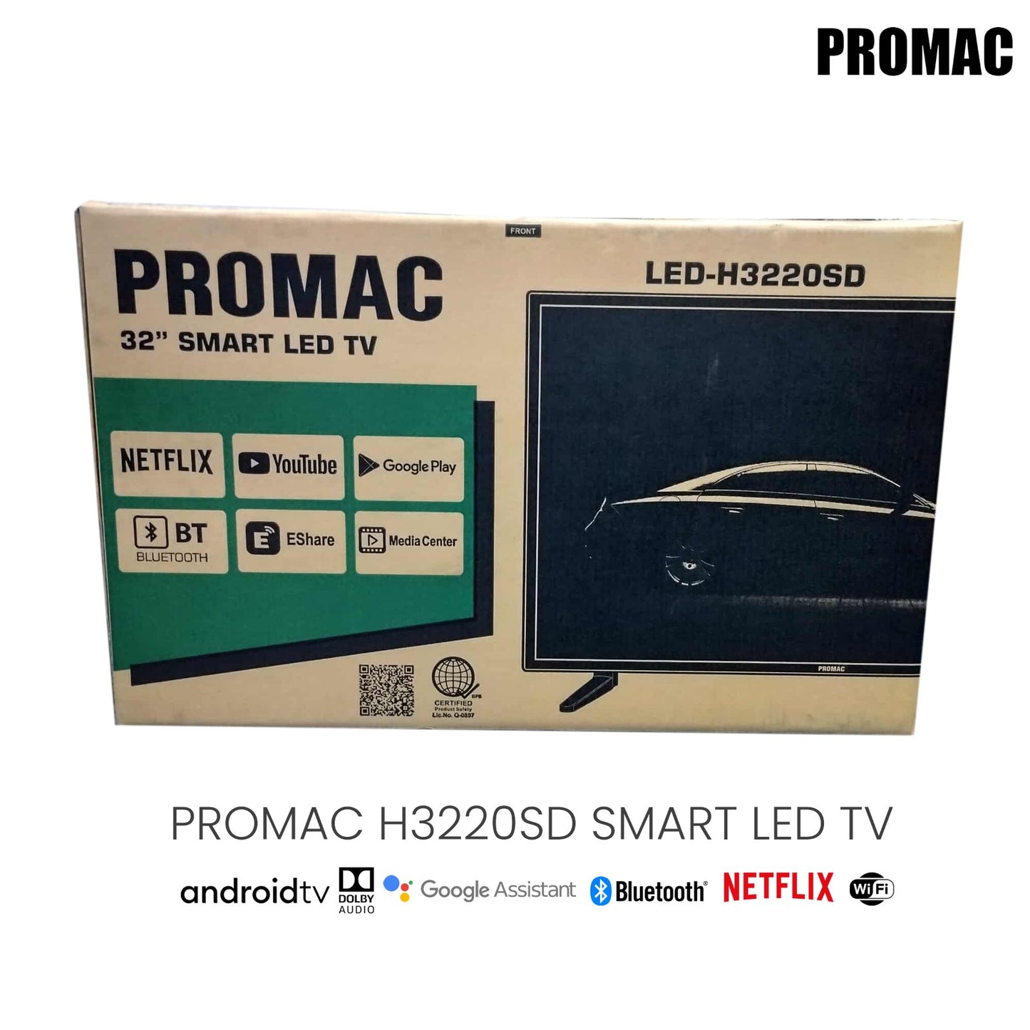 Promac LED-H3220SD Smart Android LED TV / Promac Smart LED TV / 32 inch Smart TV