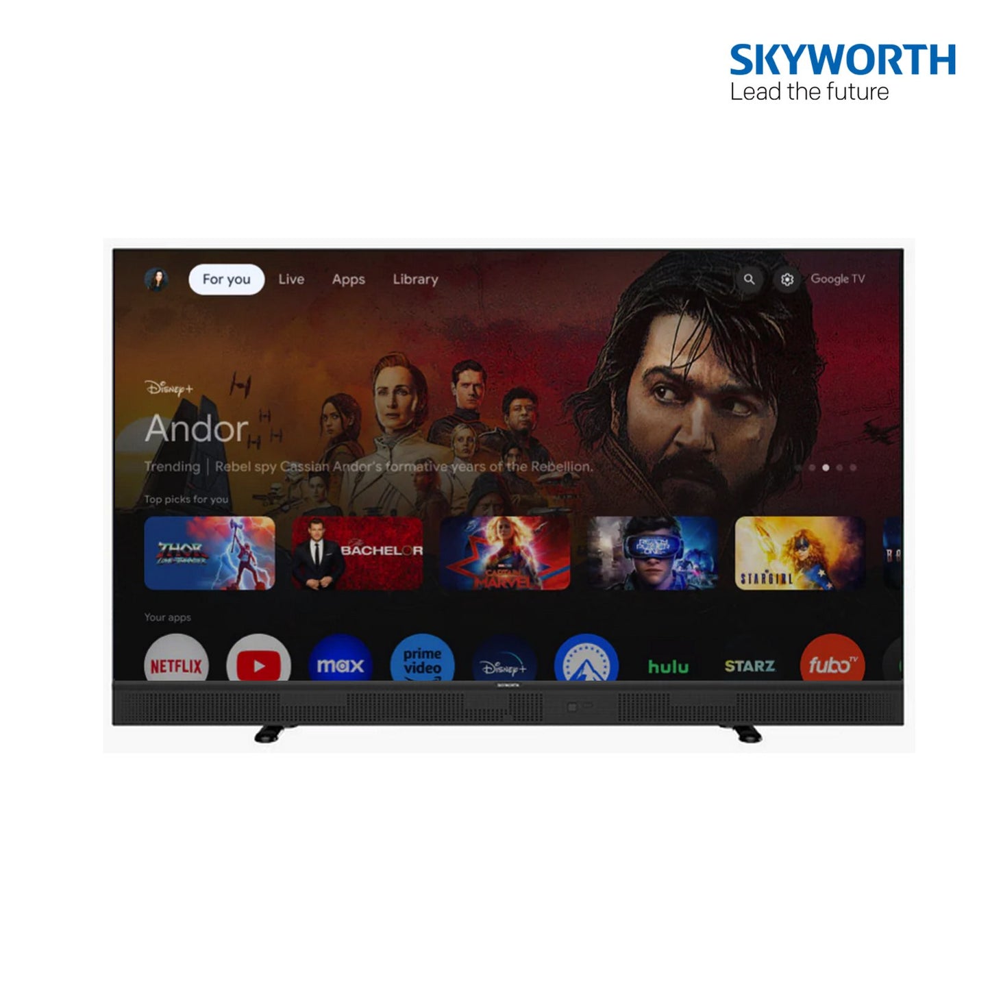 Skyworth 42STF6200 Smart Andriod TV / 42 inches / 2k Full HD / Dolby Audio / Google TV / HDR 10