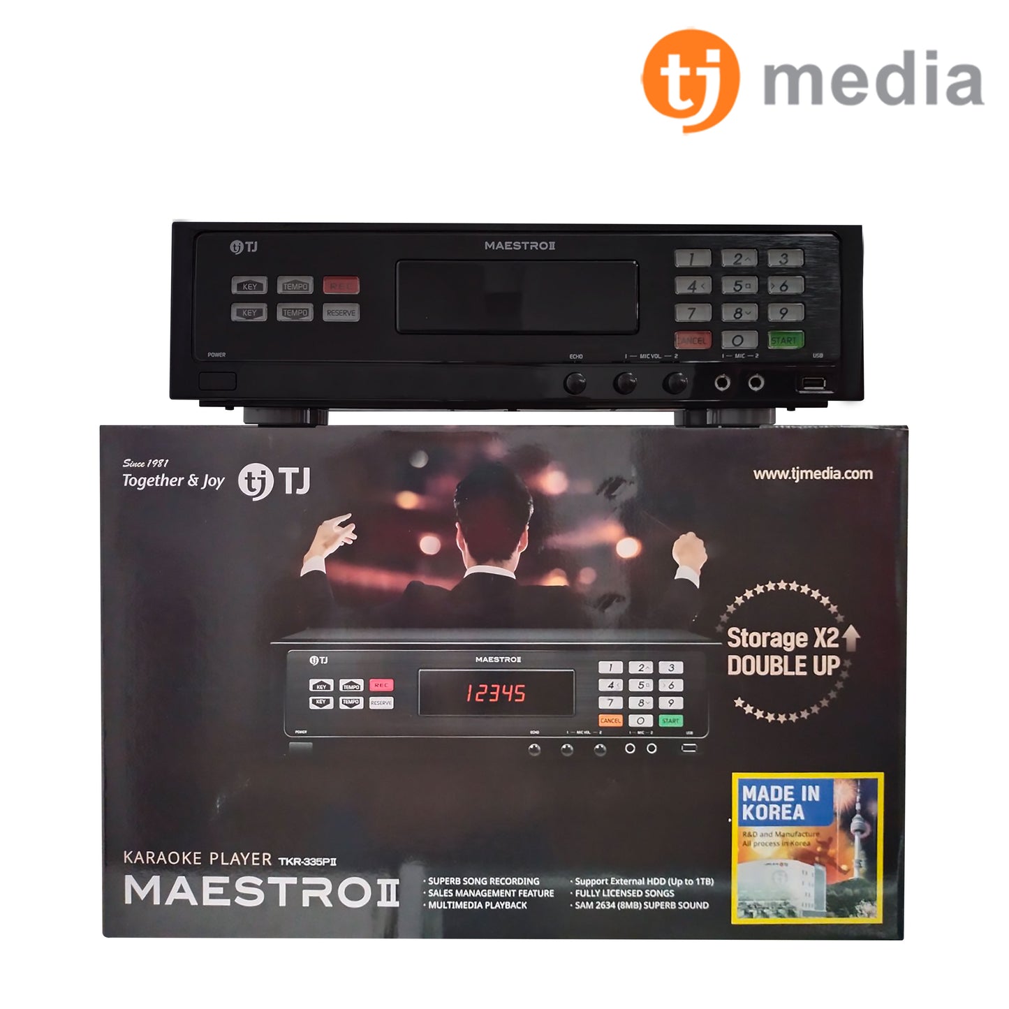 TJ MEDIA TKR 335P MAESTRO II Karaoke Player