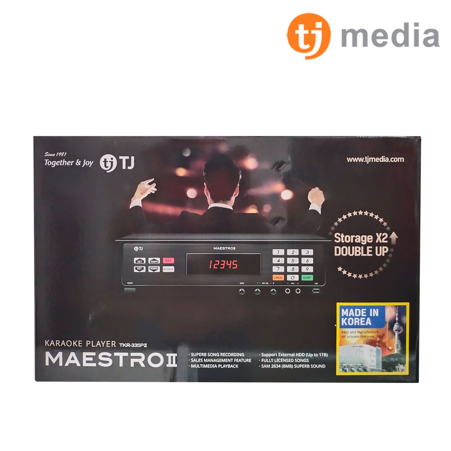 TJ MEDIA TKR 335P MAESTRO II Karaoke Player