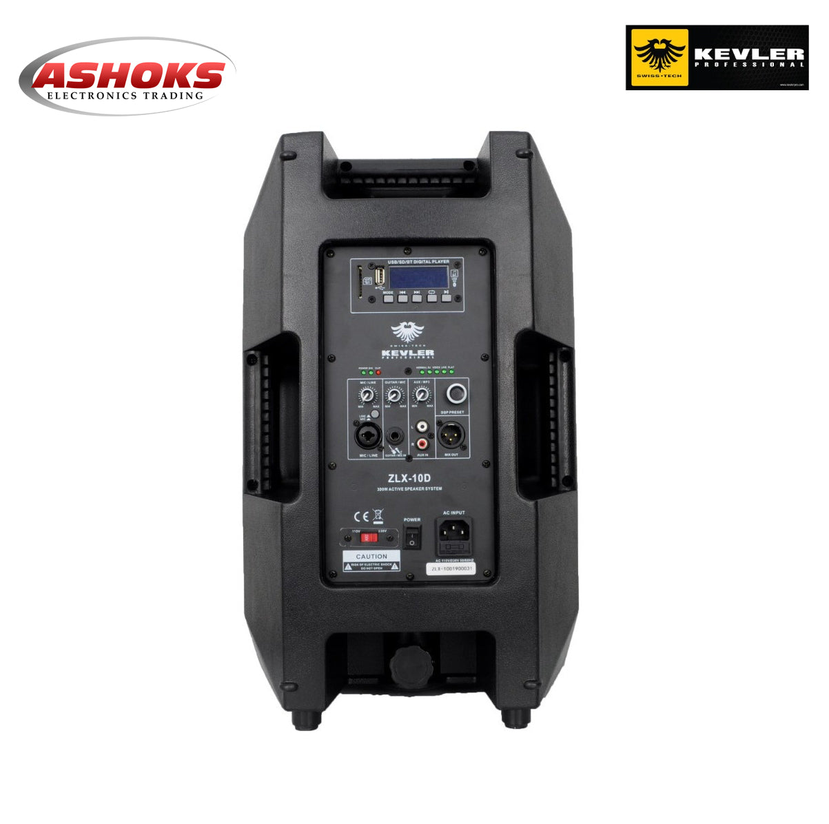 Kevler ZLX 10D Speaker / 10 inch Active Speaker System / 3 way Bass Reflex / Sold as Pair / Kevler