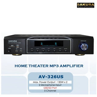 Sakura Amplifier AV 326US Sakura AV-326US / Karaoke Amplifier AV-326US