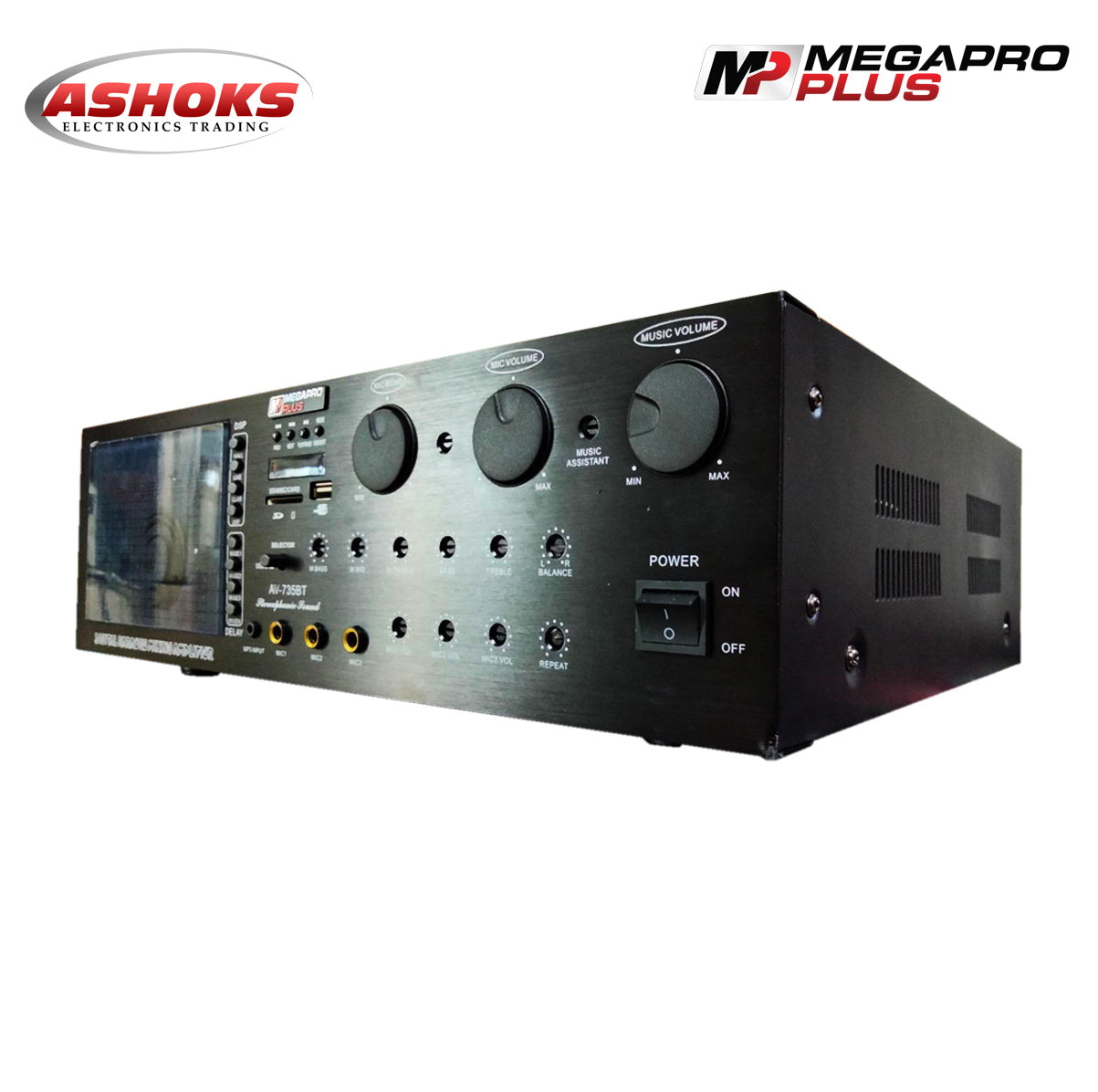 MegaPro plus AV-735BT Karaoke Amplifier