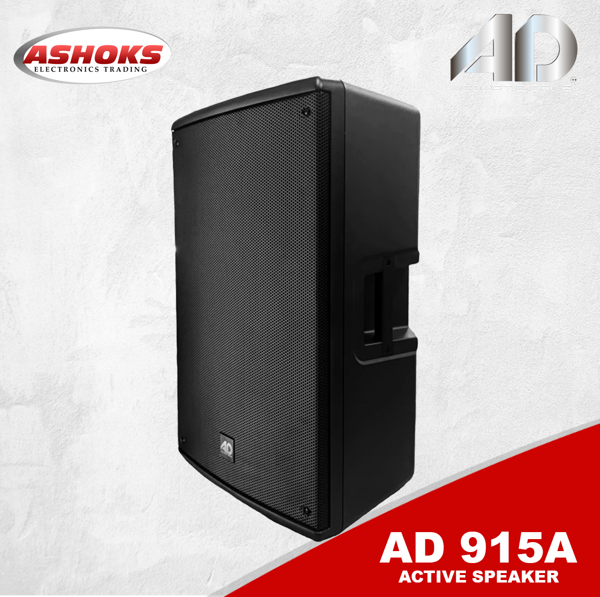 AD FLEX 915A / Professional Active Speaker / 1400W / FIR / 2 Way flexible System / karaoke Speaker