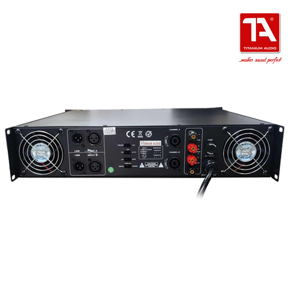 Titanium Audio SBX 600 / High Performance / Professional Power Amplifier / 600W X2