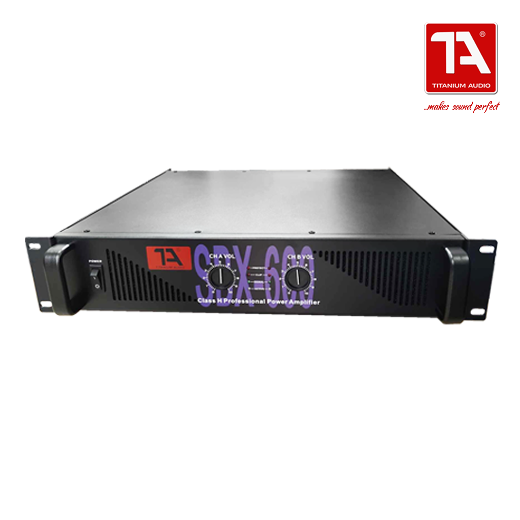 Titanium Audio SBX 600 / High Performance / Professional Power Amplifier / 600W X2