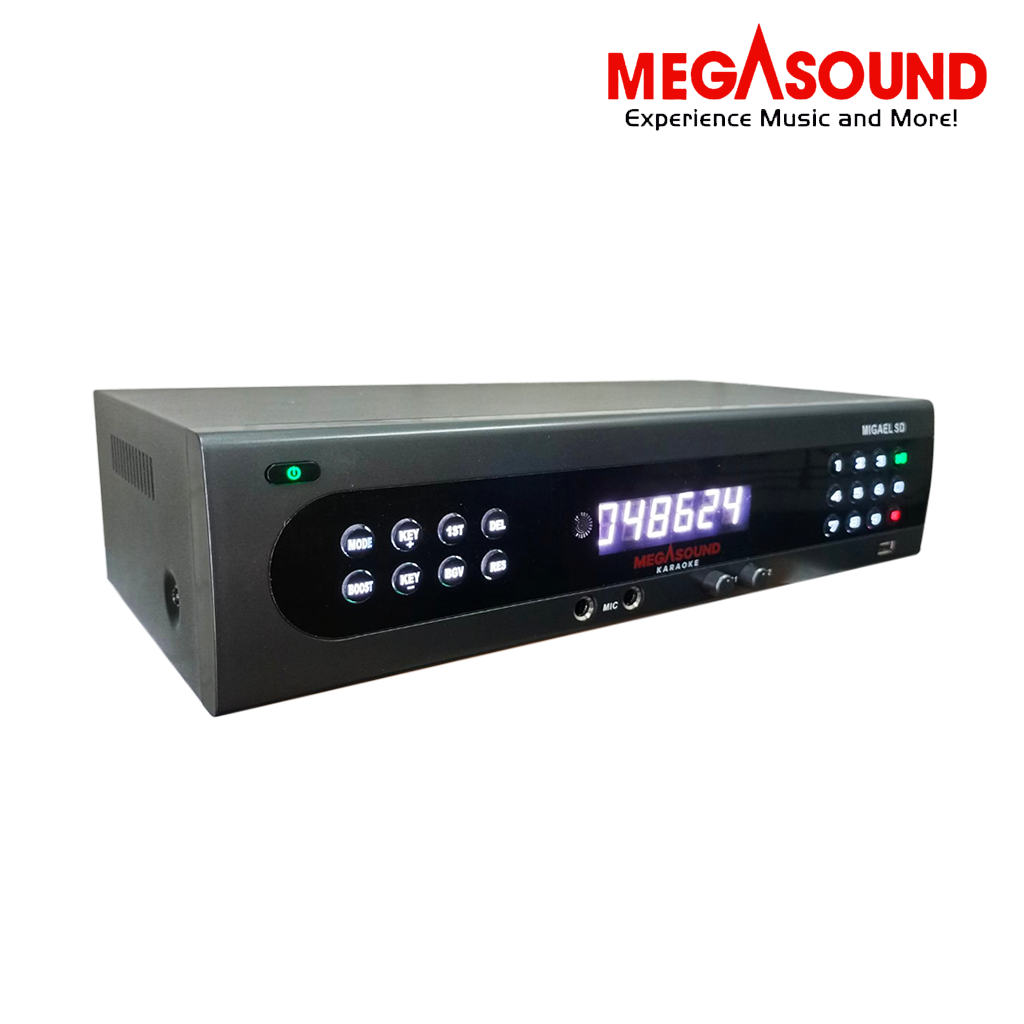 Megasound MS Migael / SD karaoke Player / 128Gb / 20000+ Built-in OPM and English Songs / with Wired Mic