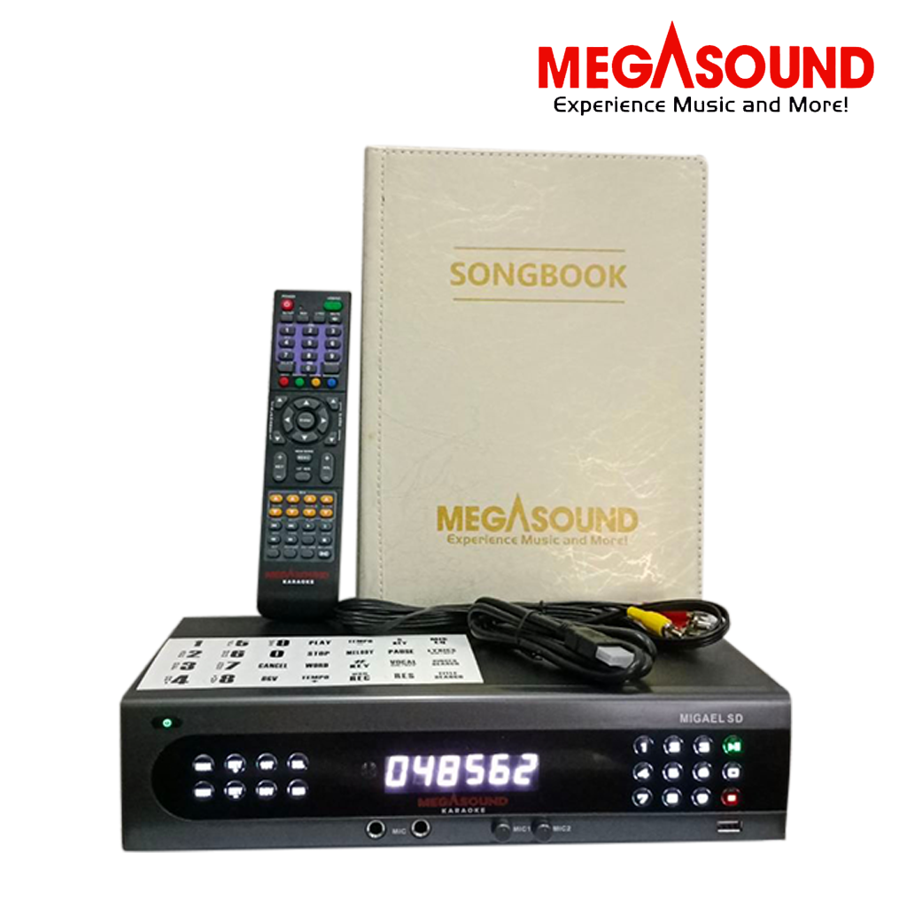 Megasound MS Migael / SD karaoke Player / 128Gb / 20000+ Built-in OPM and English Songs / with Wired Mic