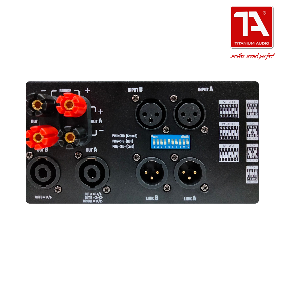 Titanium Audio A3 Professional Amplifier / Class H Power Amplifier / A series / Titanium Audio