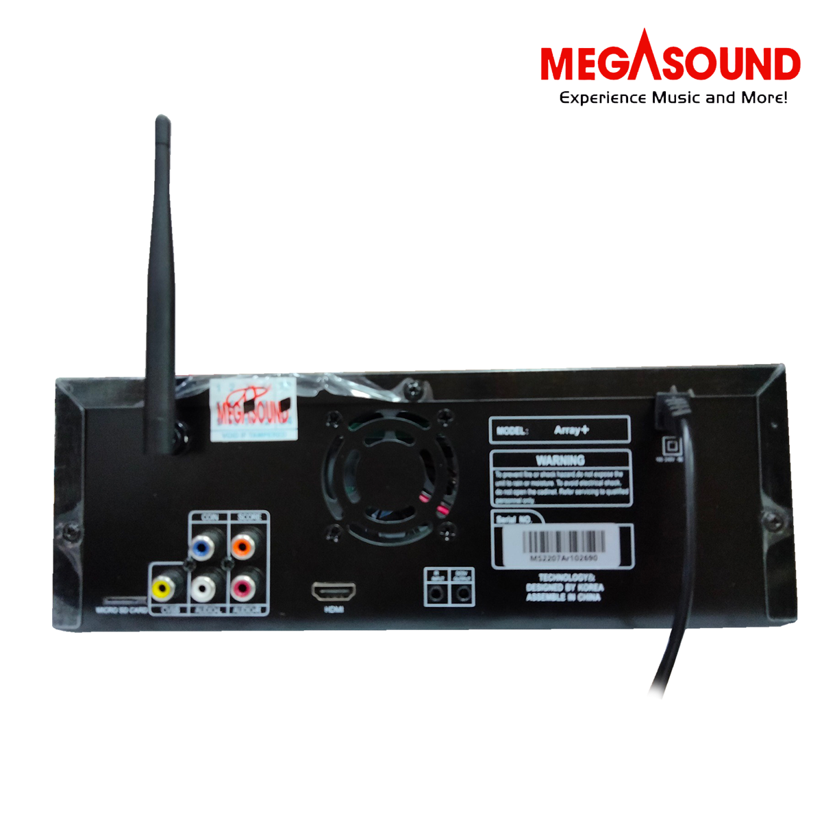 Megasound Array+ Karaoke Player / 1TB HDD / 75000 Built in Songs / with Wired Mic /Megasound Karaoke