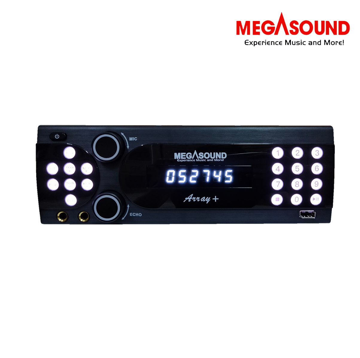 Megasound Array+ Karaoke Player / 1TB HDD / 75000 Built in Songs / with Wired Mic /Megasound Karaoke