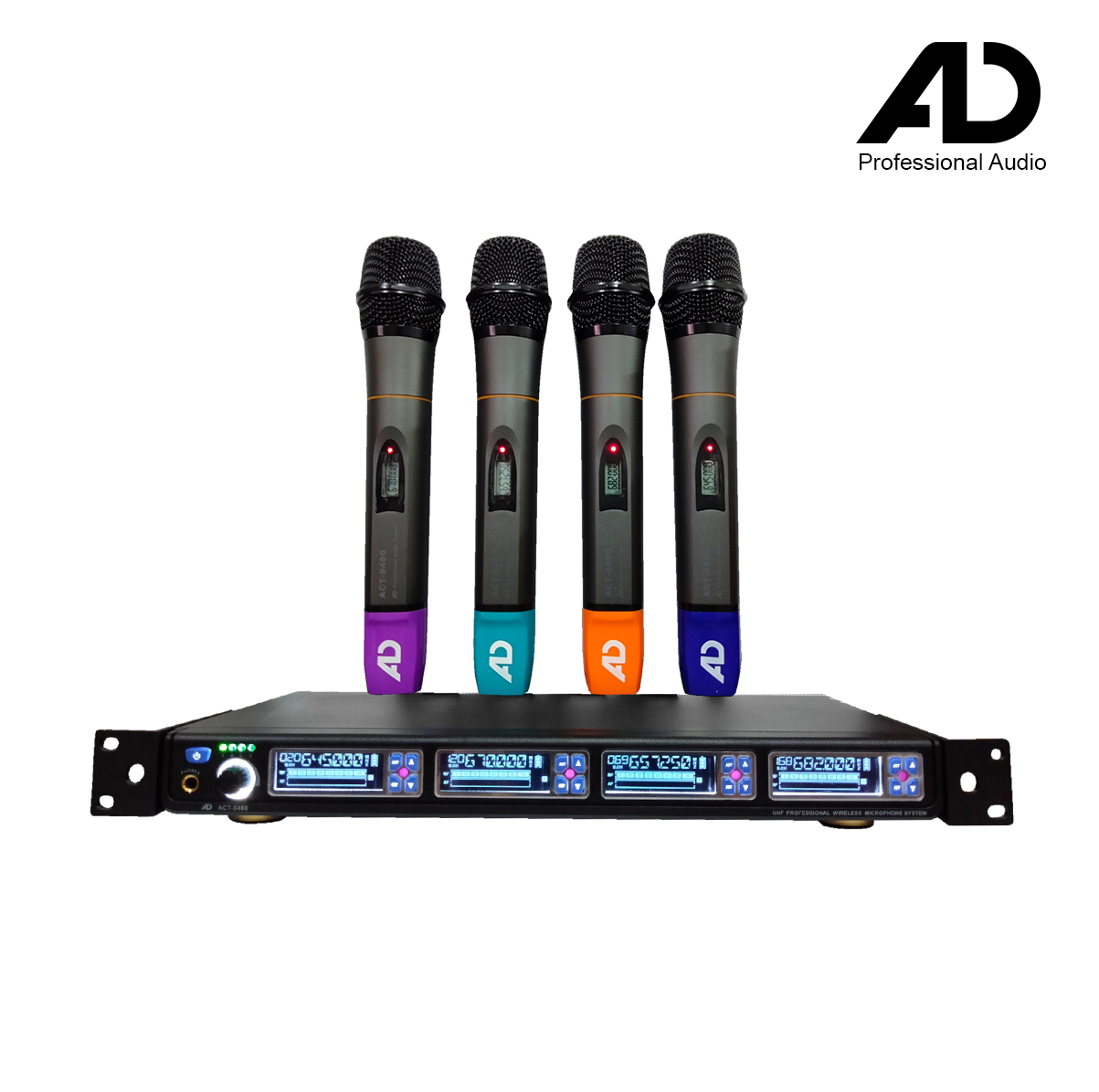 AD ACT 9460 4 Wireless Microphone Professional Wireless