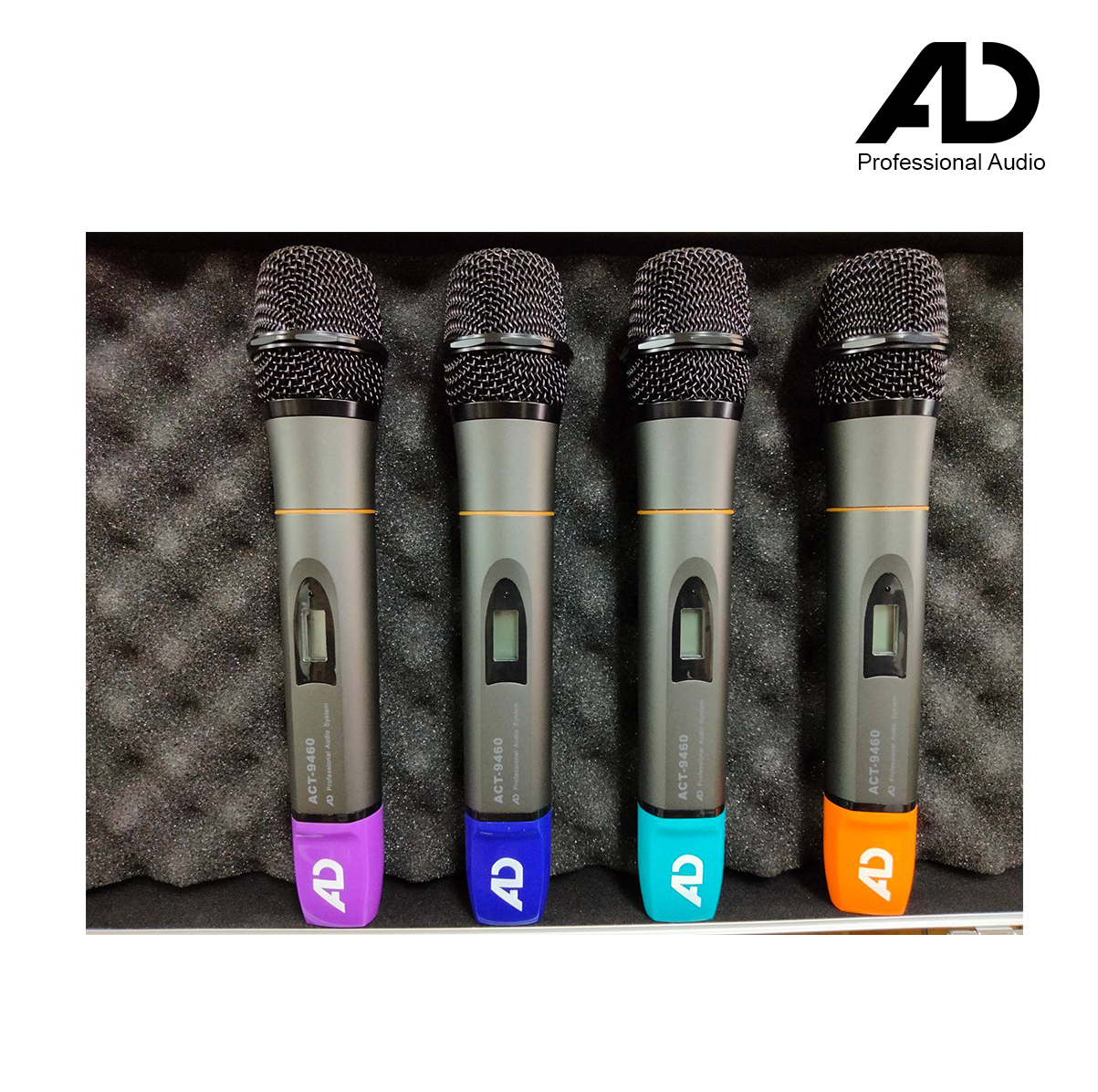 AD ACT 9460 / 4 Wireless Microphone / Professional Wireless Microphone System/ UHF 650MHz  / 200CH / AD