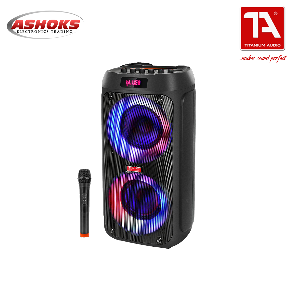 Titanium Audio PB 606 Speaker / Party Box Speaker 606 / 4000W PMPO / DSP / 2X6 Inch Woofer / TA PB 606