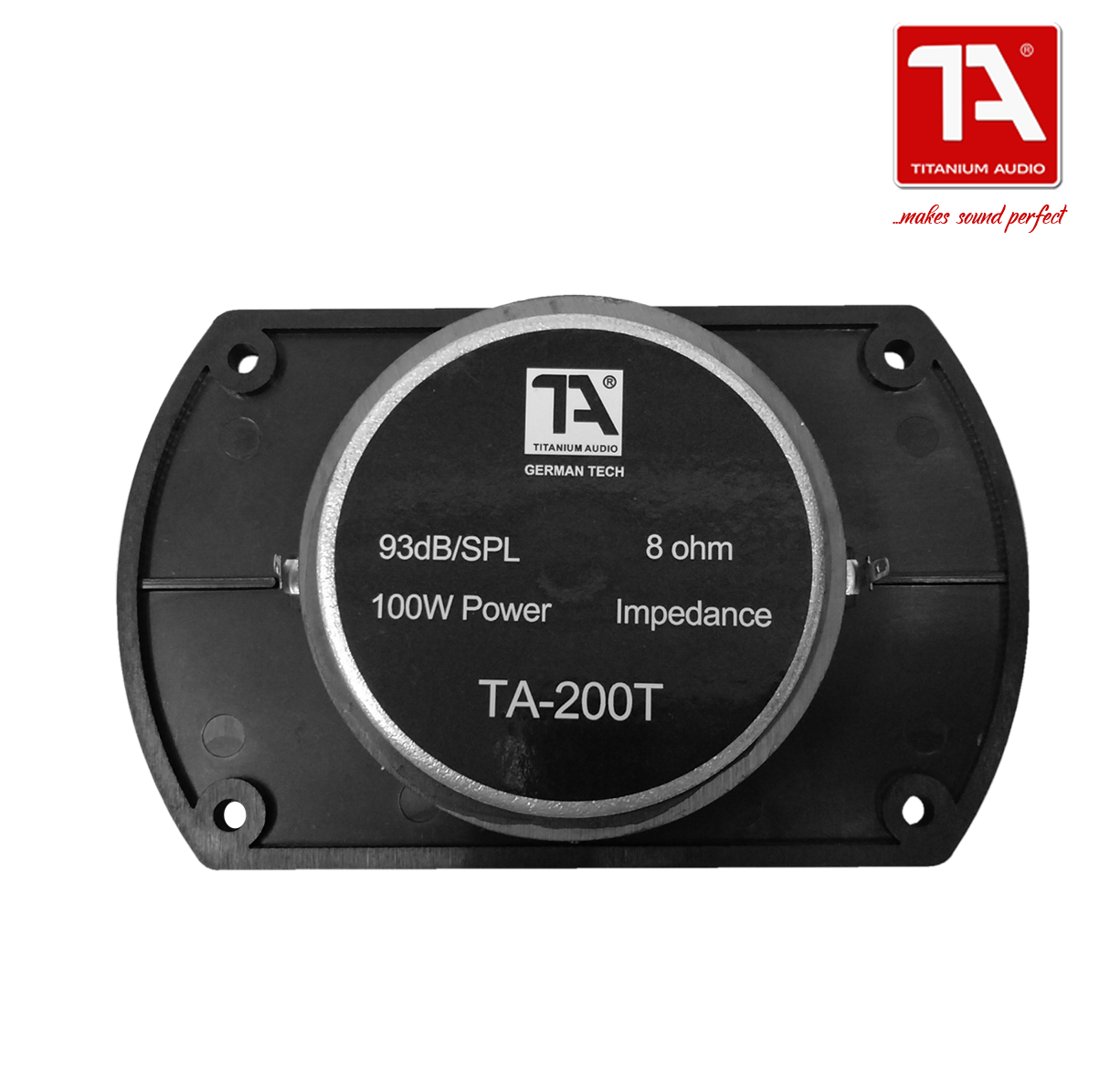 Titanium Audio 200T Twitter / 100W / High Efficiency Dome Twitter / Barium Ferrite Magnet / TA 200T