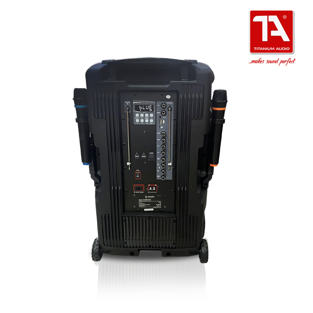 TITANIUM AUDIO TA 1508 PLUS/Professional Active Speaker 800w/Bluetooth, USB, FM/Portable Speaker