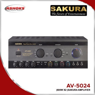 Sakura Amplifier AV-5024 / Amplifier 600Wx2 / Sakura Amplifier