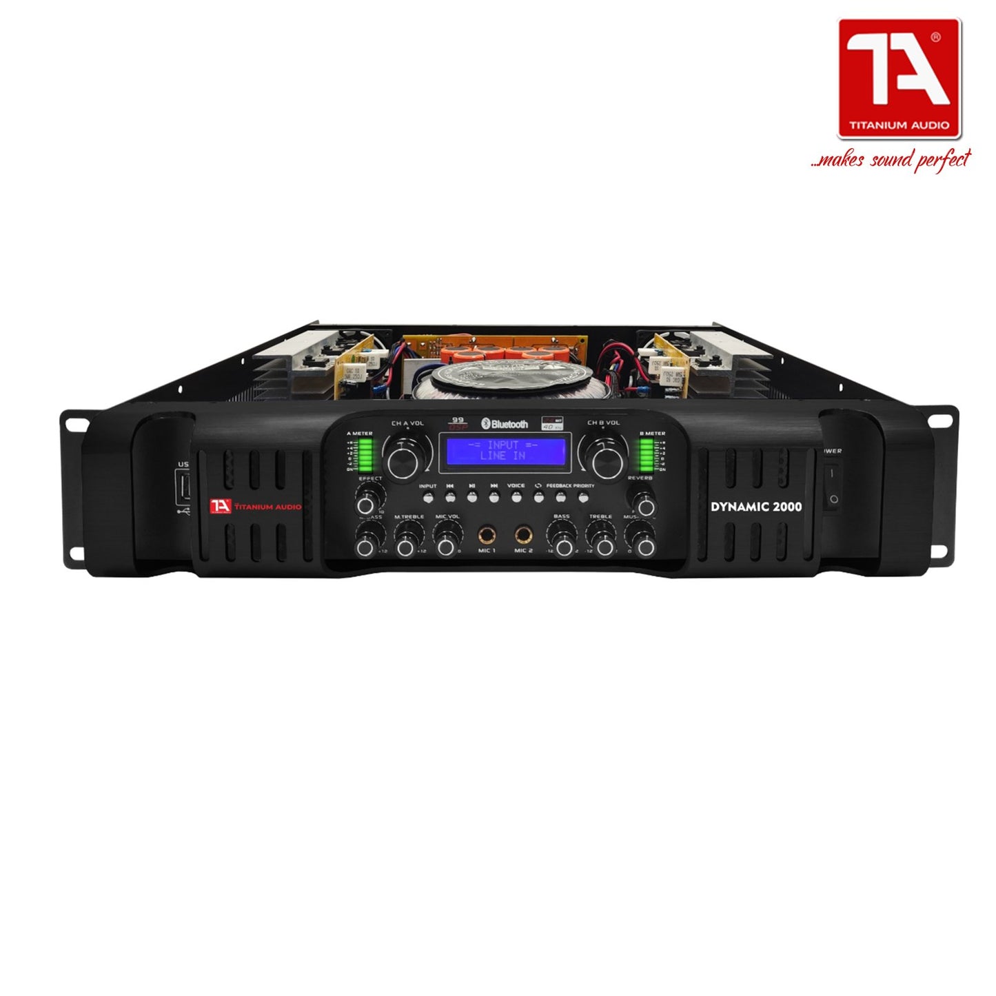 Titanium Audio Dynamic 2000 / DSP Professional Amplifier / TA Dynamic 2000 Amplifier / Titanium Audio