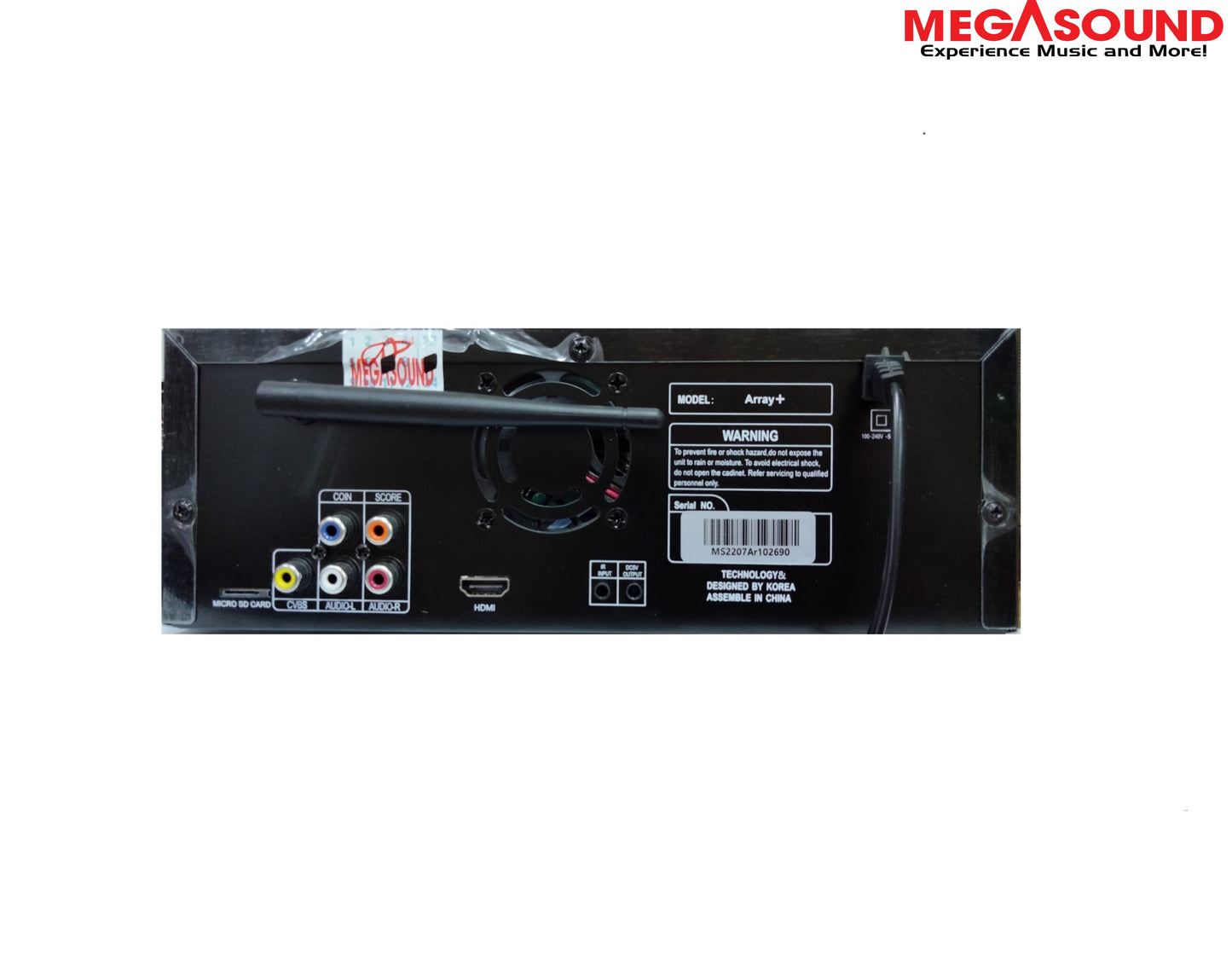 Megasound Array+ Karaoke Player / 1TB HDD / 75000 Built in Songs / with Wired Mic /Megasound Karaoke