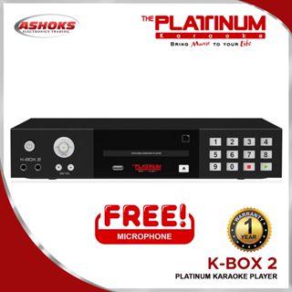 The Platinum Karaoke K-BOX 2 KS40 Player with 15,000++ songs with Free Wired Mic Volume 21