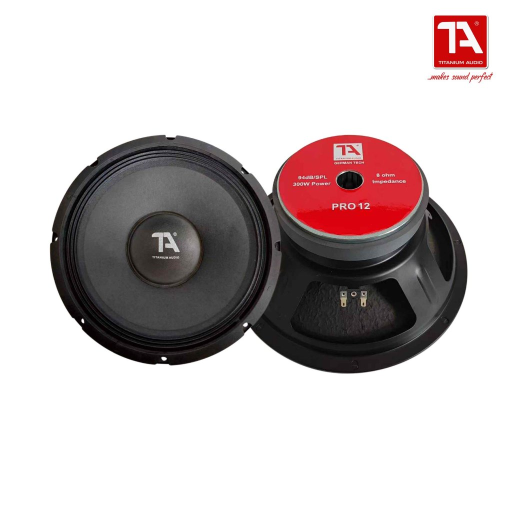 Titanium Audio Pro 12 / 12 inch Instrumental Speaker / 300w / Woofer Speaker / Titanium Audio