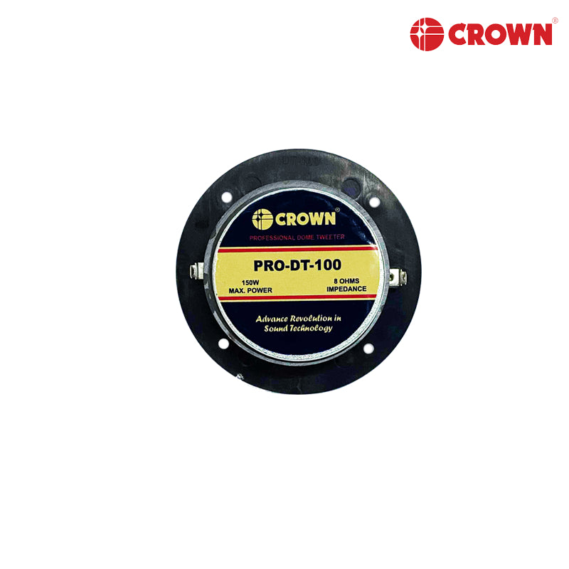 Crown Pro DT 100 Professional Metal Dome Tweeter / Tweeter