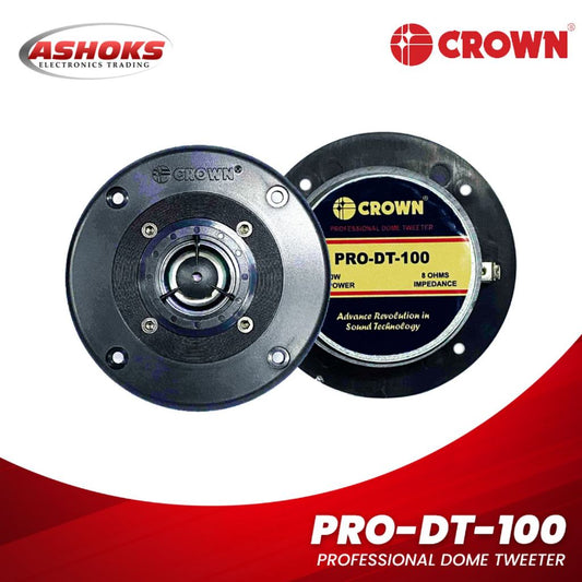 Crown Pro DT 100 Professional Metal Dome Tweeter / Tweeter