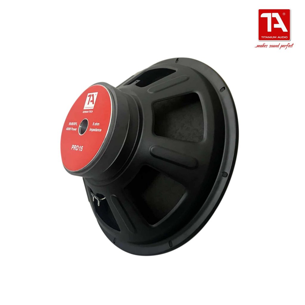Titanium Audio Pro 15 / 15 inch Instrumental Speaker / 400w / Woofer Speaker / Titanium Audio