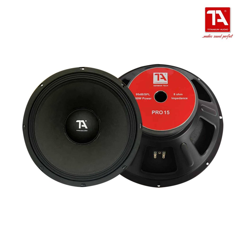Titanium Audio Pro 15 / 15 inch Instrumental Speaker / 400w / Woofer Speaker / Titanium Audio