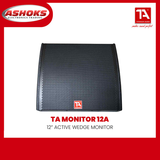 Titanium Audio Stage Wedge Monitor 12A Active Speaker 800W W/ LCD display / TA Monitor 12A