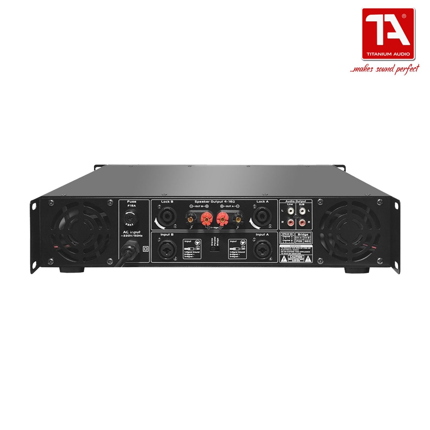 Titanium Audio Dynamic 2500 / DSP Professional Amplifier / TA Dynamic 2500 Amplifier / Titanium Audio