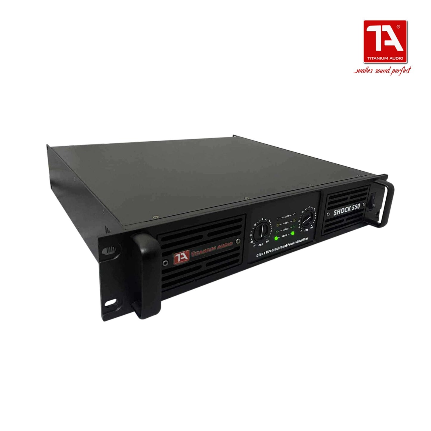 Titanium Audio Shock 550 Amplifier / Class H Power Amplifier / Shock Series / Titanium Audio