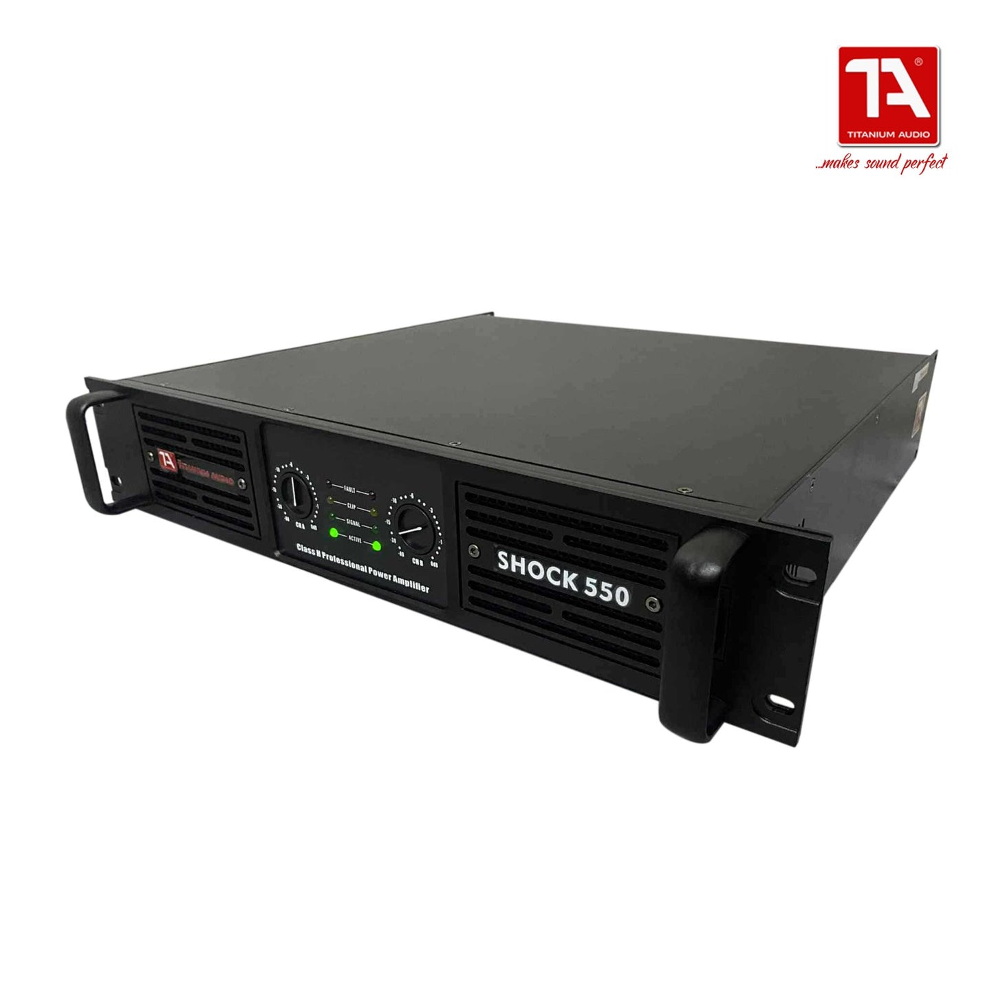 Titanium Audio Shock 550 Amplifier / Class H Power Amplifier / Shock Series / Titanium Audio