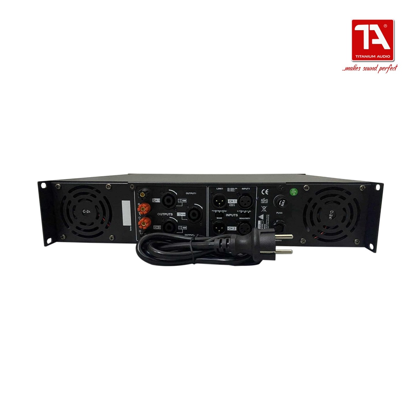 Titanium Audio Shock 550 Amplifier / Class H Power Amplifier / Shock Series / Titanium Audio