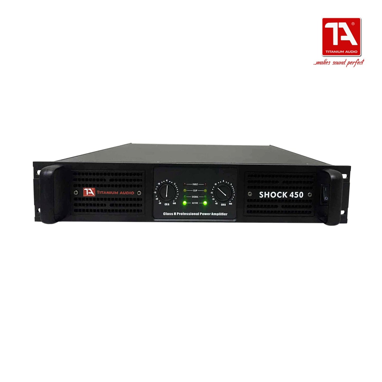 Titanium Audio Shock 550 Amplifier / Class H Power Amplifier / Shock Series / Titanium Audio